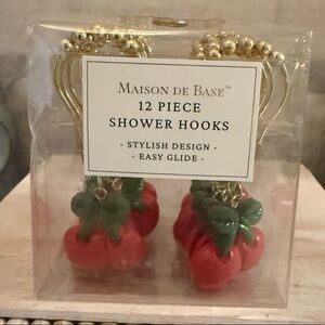 ⚡️Maison De Base "Cherry" 12 Piece Shower Hooks